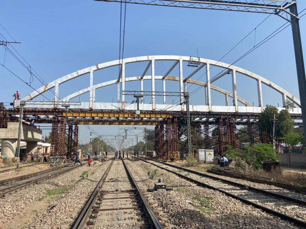 Steel bridge construction by Punia Construction